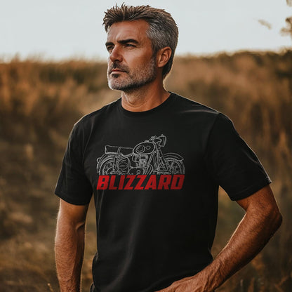 Maico M250S Blizzard Inspired T-Shirt - Motorcycle Tee Shirt for Riders