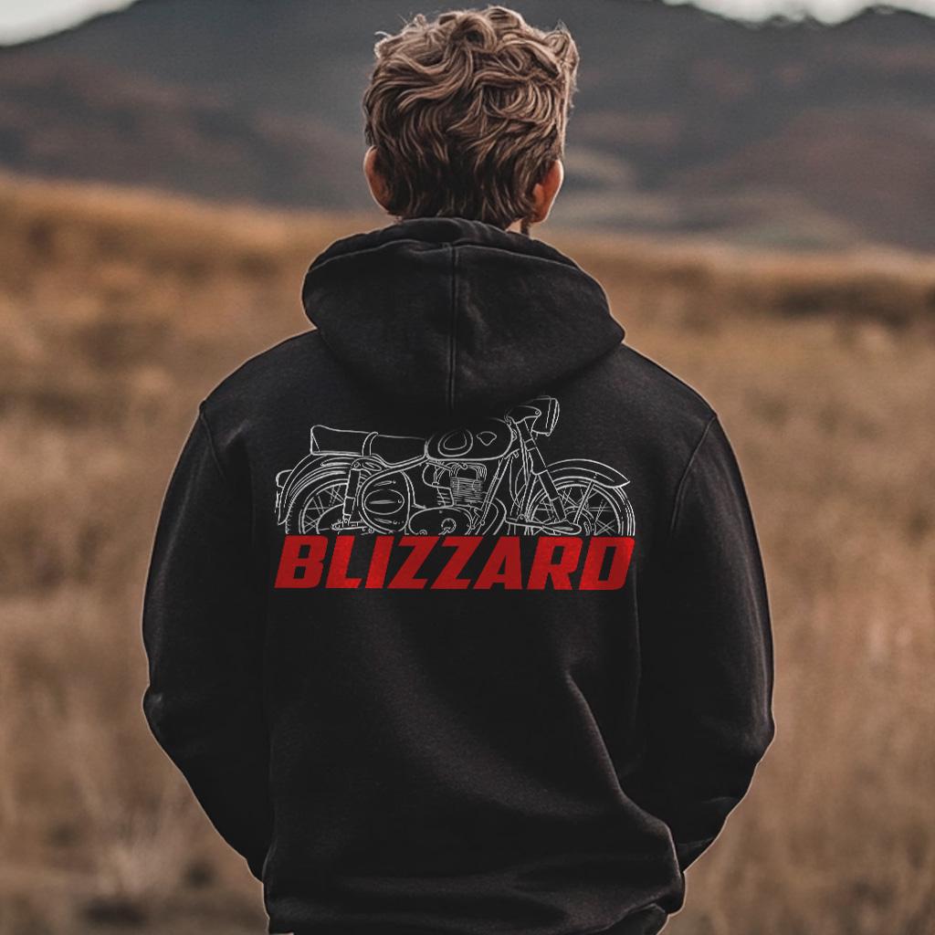 Maico M250S Blizzard Inspired Hoodie - Motorcycle Sweatshirt for Riders