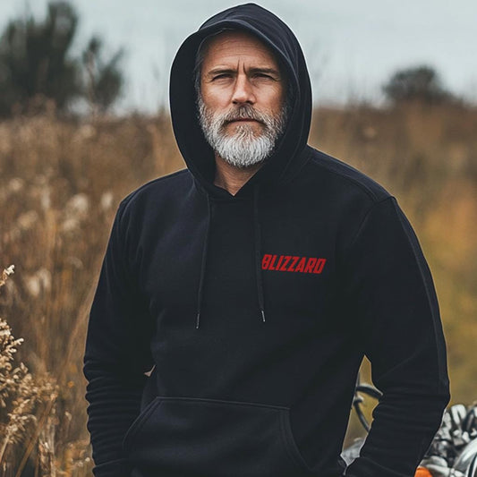 Maico M250S Blizzard Inspired Hoodie - Motorcycle Sweatshirt for Riders