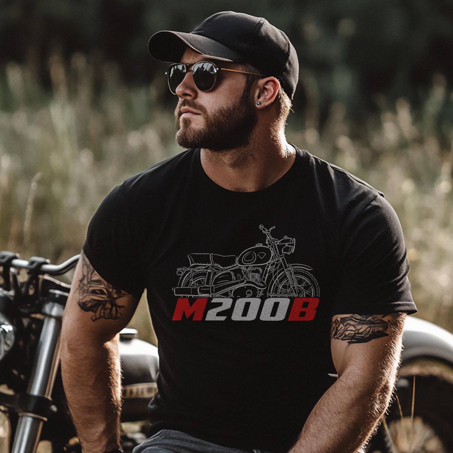 Maico M250B Inspired T-Shirt - Motorcycle Tee Shirt for Riders