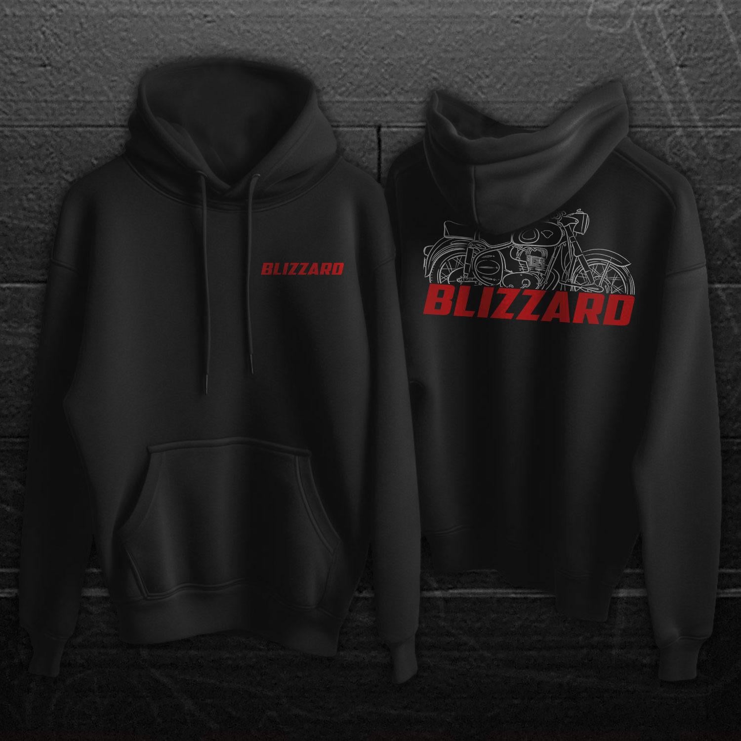 Maico M250S Blizzard Inspired Hoodie - Motorcycle Sweatshirt for Riders