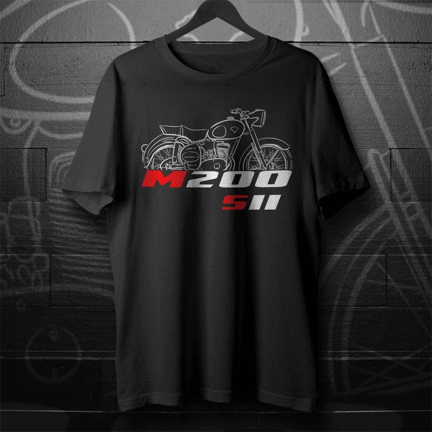 Maico M200 SII 1956 - 1959 Inspired T-Shirt - Motorcycle Tee Shirt for Riders