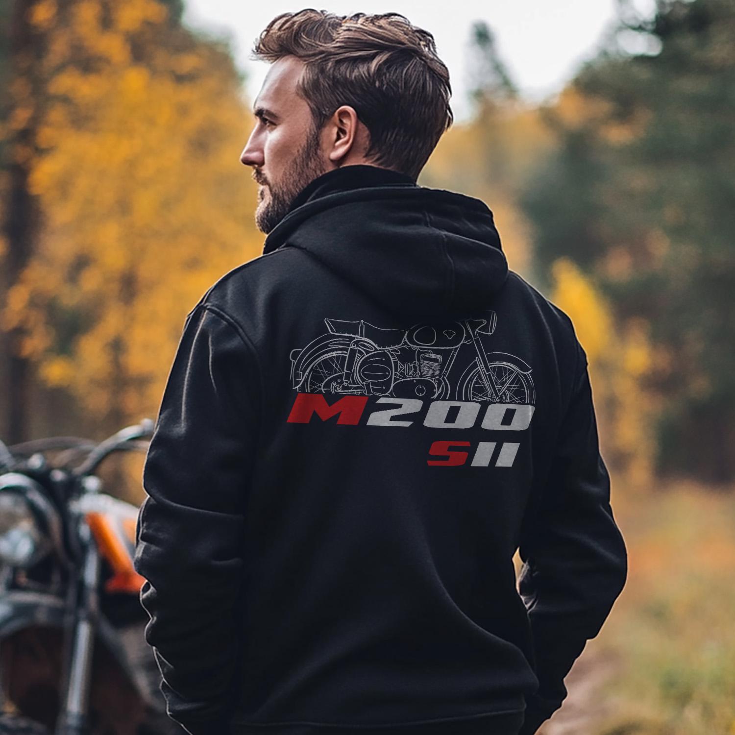 Maico M200 SII 1956 - 1959 Inspired Hoodie - Motorcycle Sweatshirt for Riders