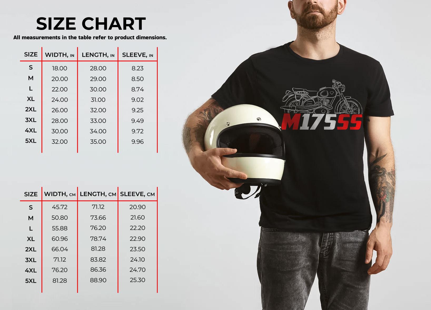 Maico M175SS 1957 Inspired T-Shirt - Motorcycle Tee Shirt for Riders
