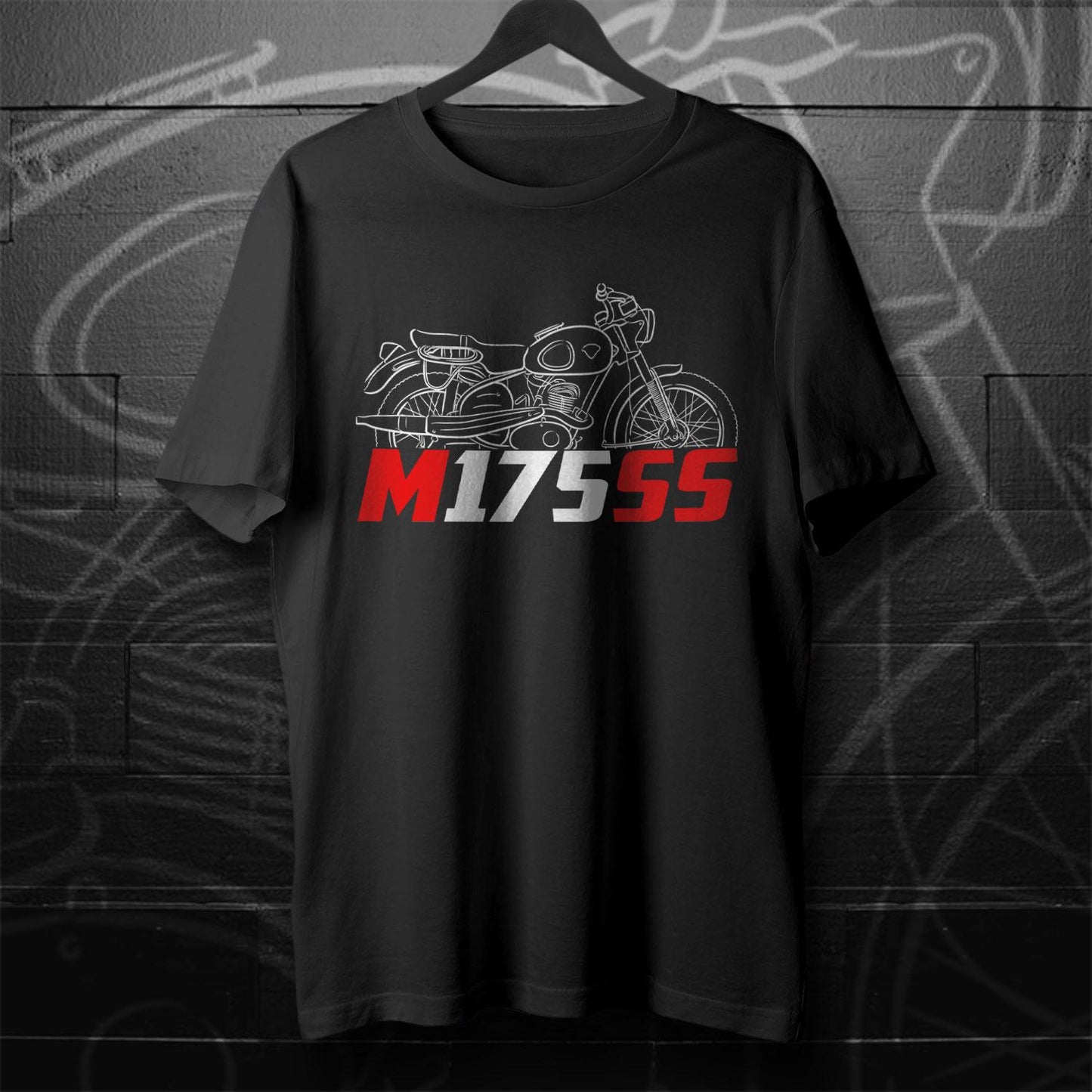 Maico M175SS 1957 Inspired T-Shirt - Motorcycle Tee Shirt for Riders