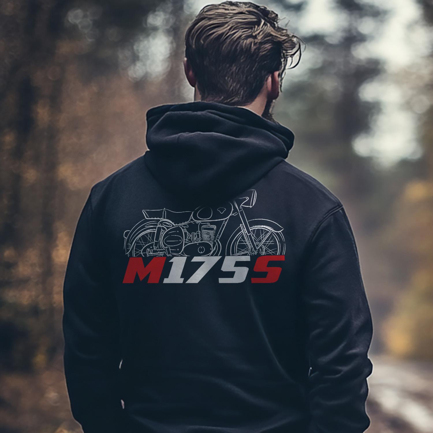 Maico M175S 1953 - 1955 Inspired Hoodie - Motorcycle Sweatshirt for Riders