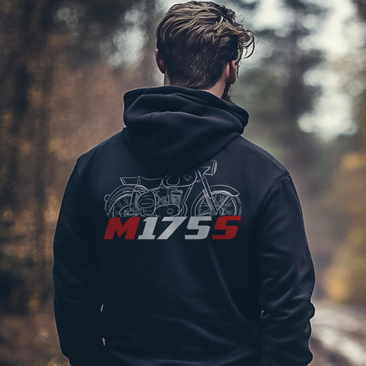 Maico M175S 1953 - 1955 Inspired Hoodie - Motorcycle Sweatshirt for Riders