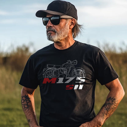 Maico M175 SII 1955 - 1959 Inspired T-Shirt - Motorcycle Tee Shirt for Riders
