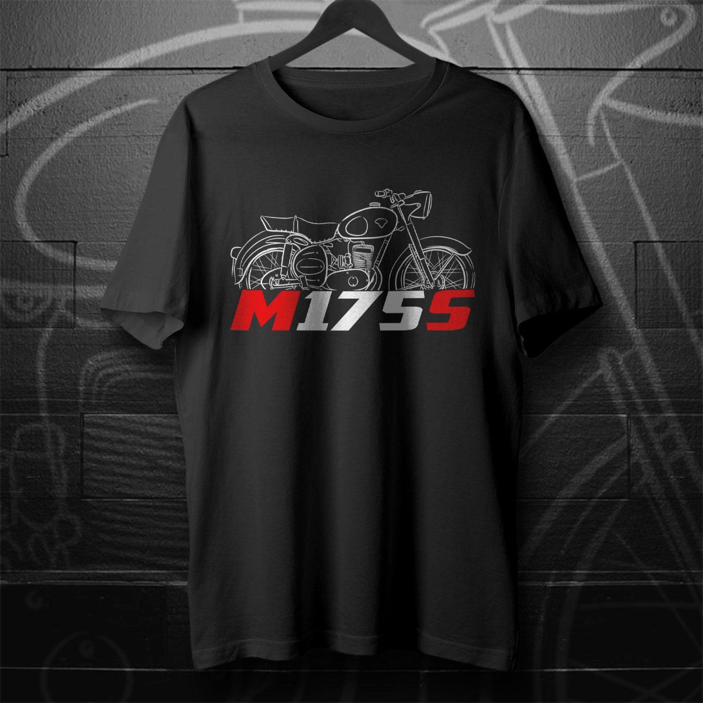 Maico M175S 1953 - 1955 Inspired T-Shirt - Motorcycle Tee Shirt for Riders