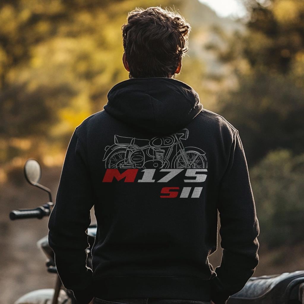 Maico M175 SII 1955 - 1959 Inspired Hoodie - Motorcycle Sweatshirt for Riders