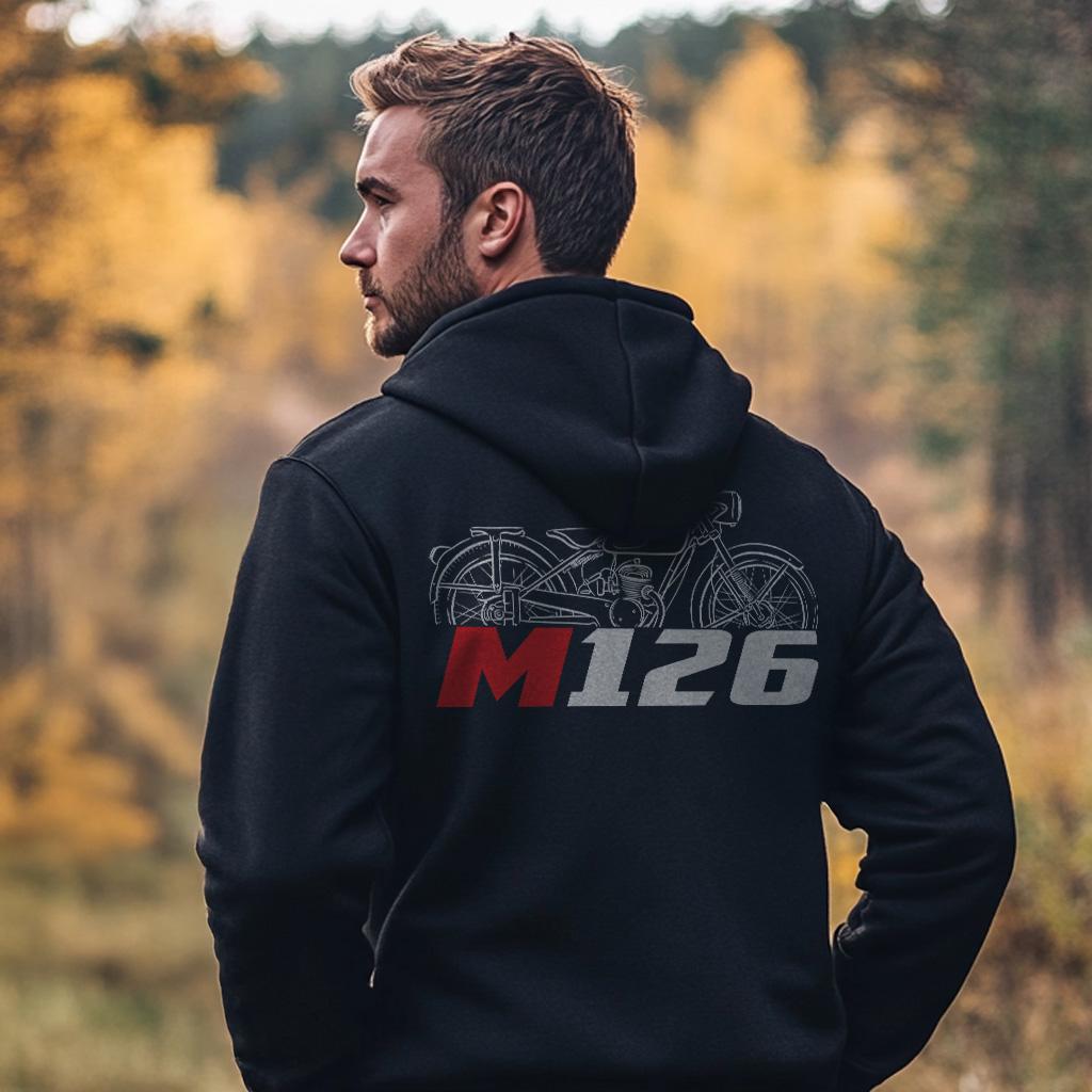 Maico M126 1951 - 1952 Inspired Hoodie - Motorcycle Sweatshirt for Riders