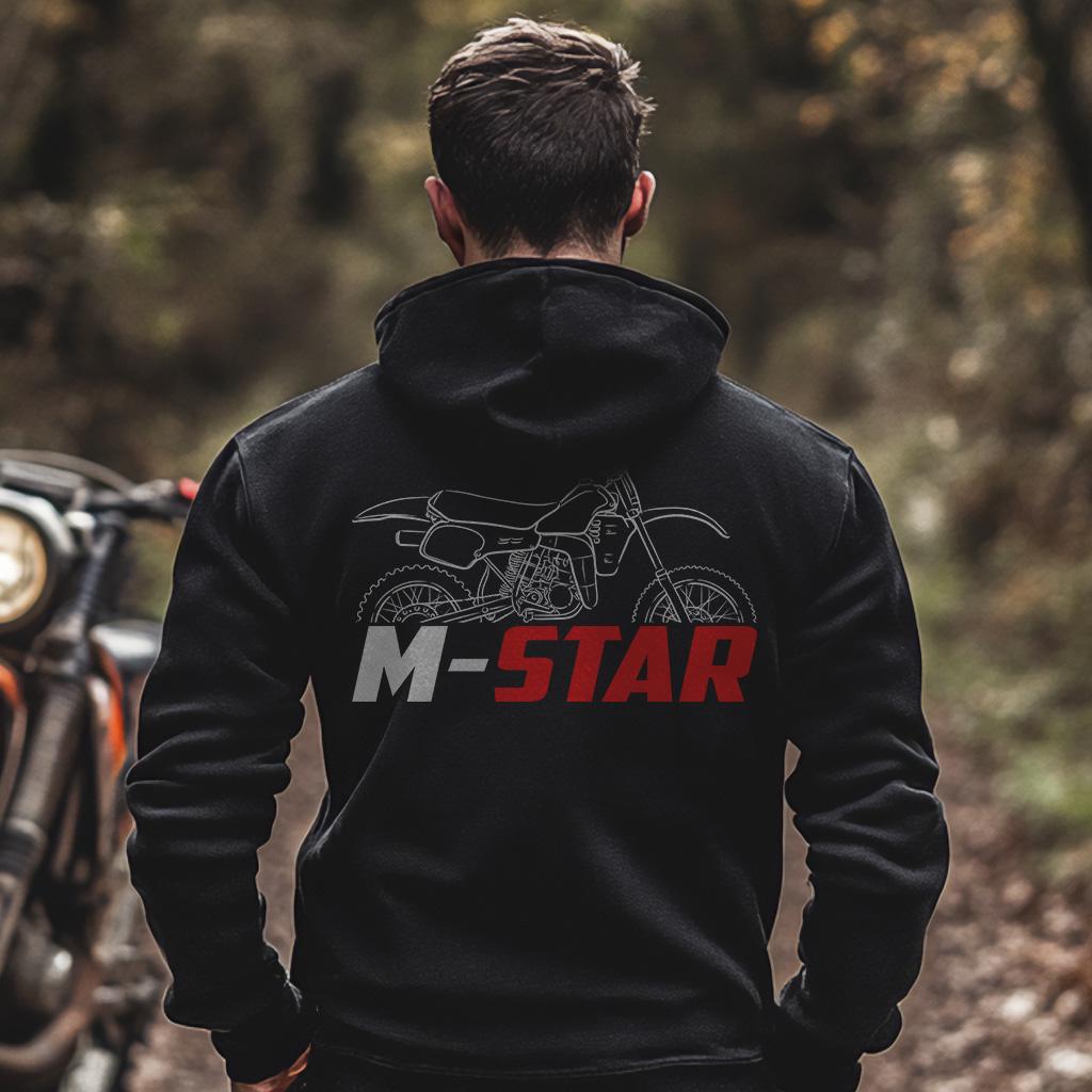 Maico M-Star 250SC 1984 Inspired Hoodie - Motorcycle Sweatshirt for Riders