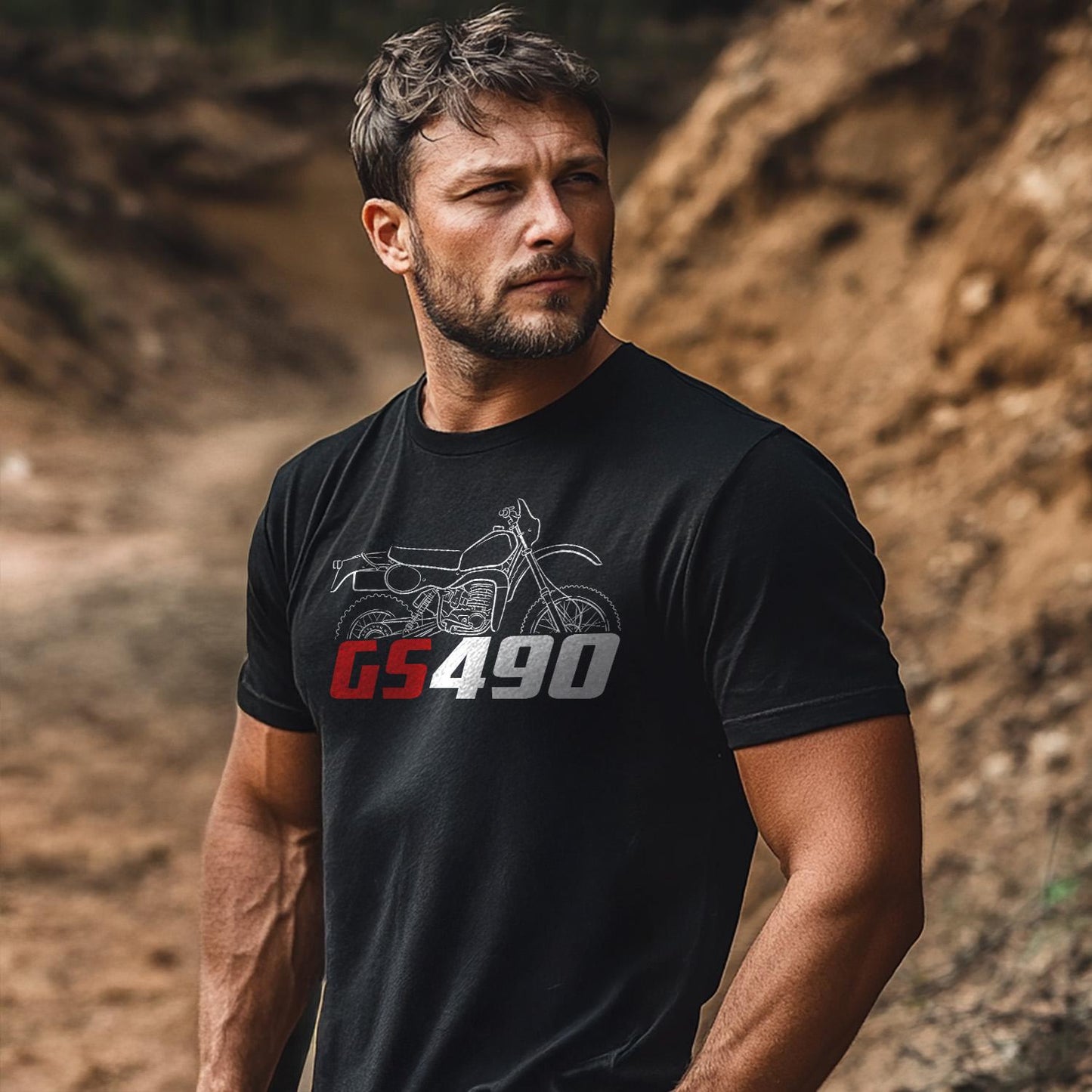 Maico GS 490 Inspired T-Shirt - Motorcycle Tee Shirt for Riders
