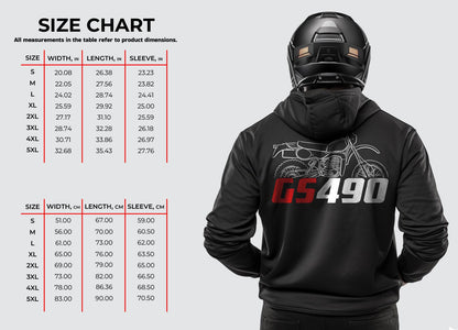 Maico GS 490 Inspired Hoodie - Motorcycle Sweatshirt for Riders