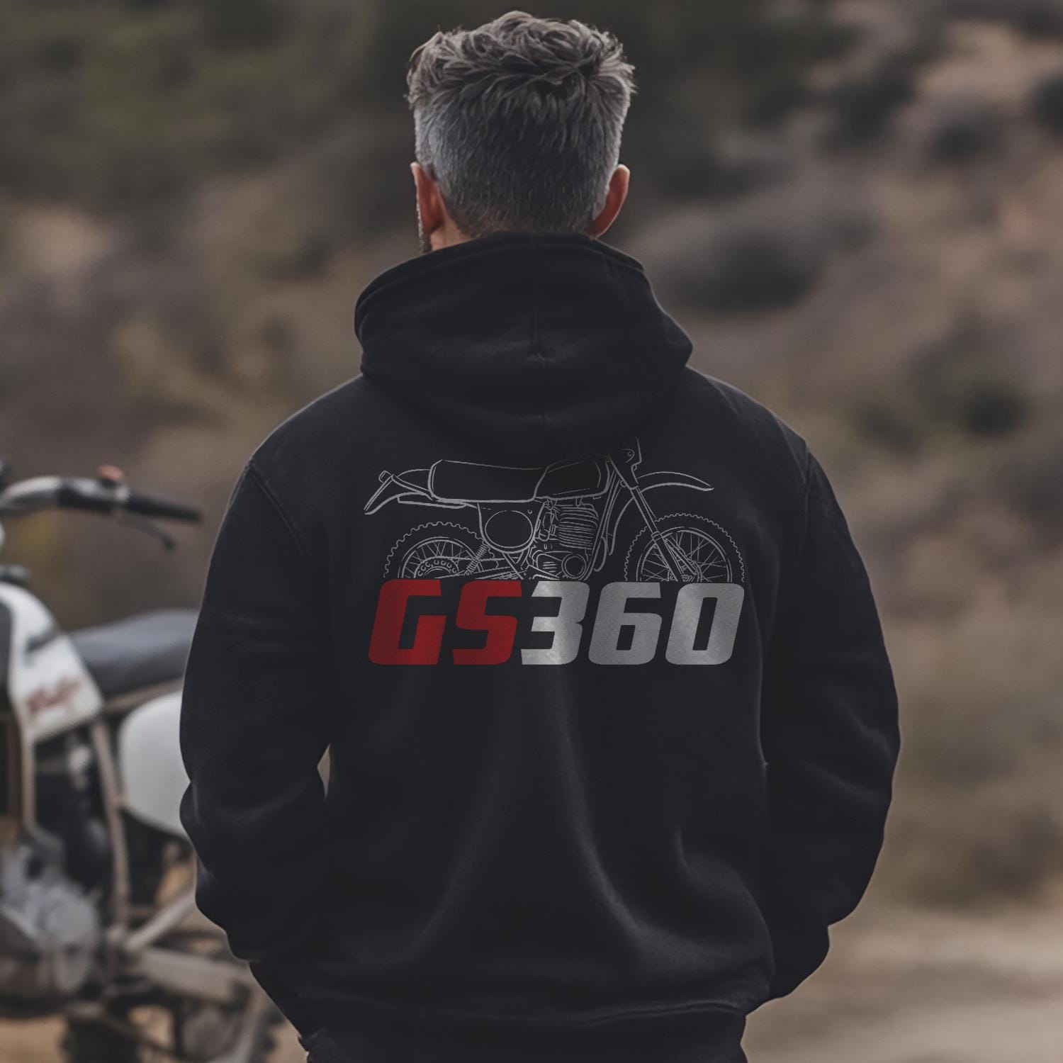 Maico GS 360 Inspired Hoodie - Motorcycle Sweatshirt for Riders