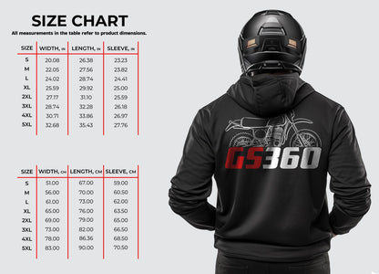 Maico GS 360 Inspired Hoodie - Motorcycle Sweatshirt for Riders