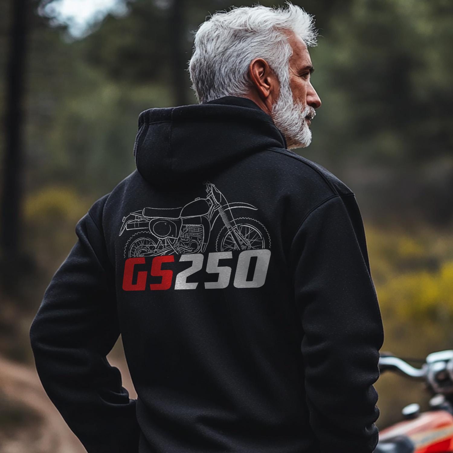 Maico GS 250 Inspired Hoodie - Motorcycle Sweatshirt for Riders