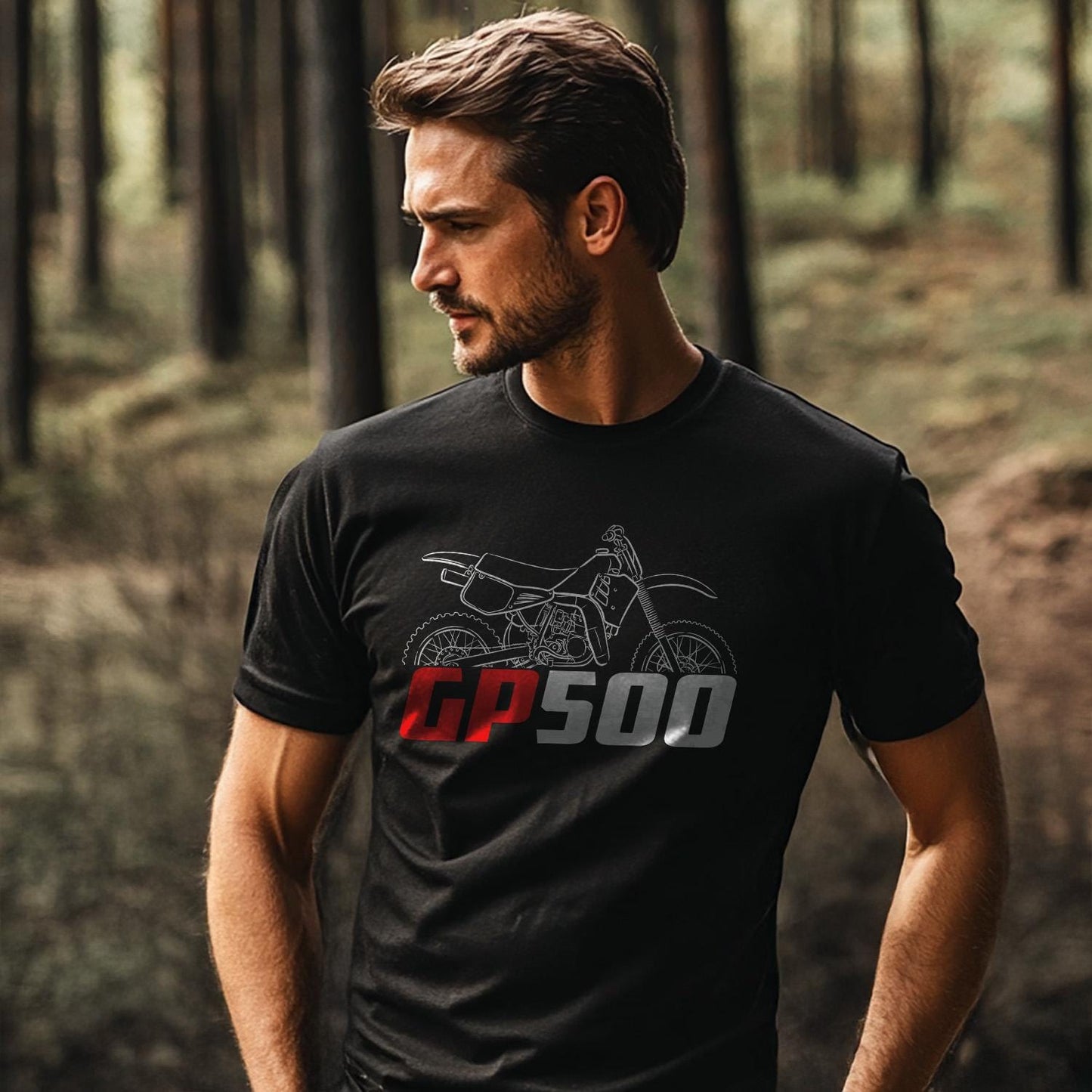 Maico GP 500 1987 - 1990 Inspired T-Shirt - Motorcycle Tee Shirt for Riders