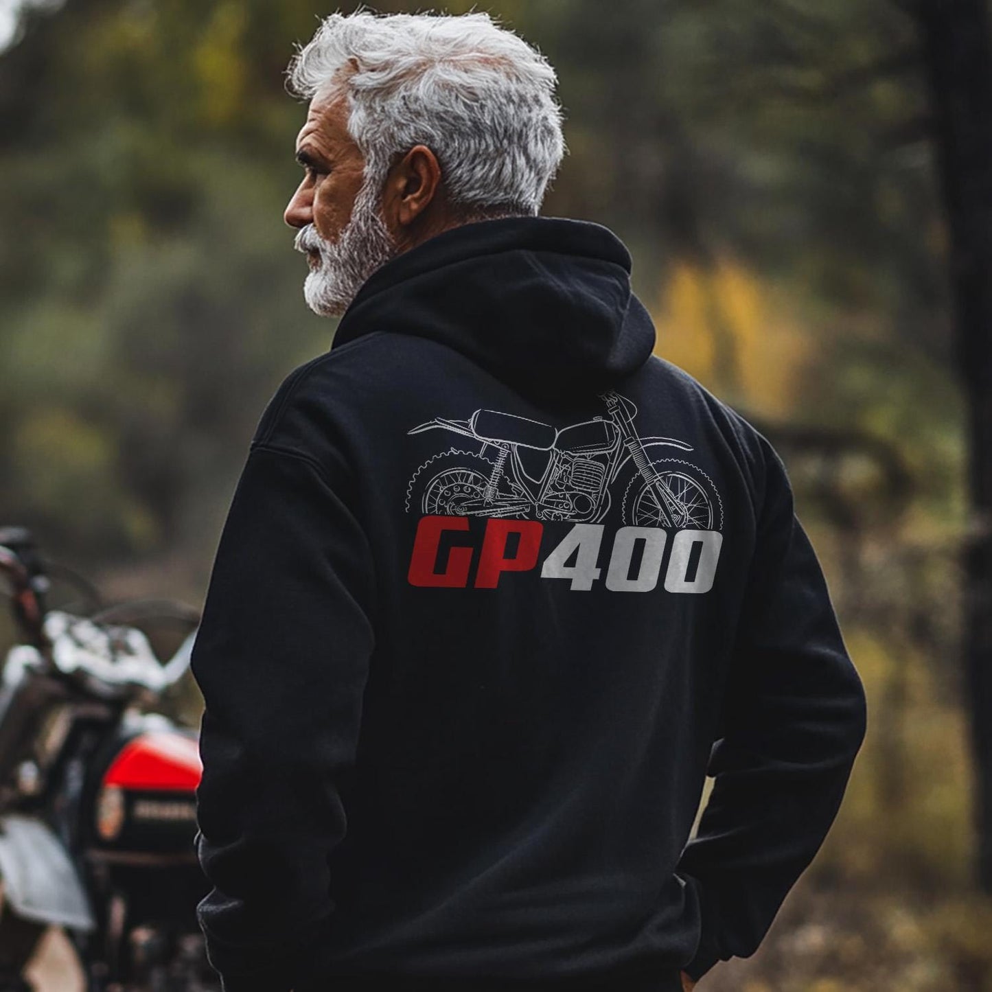 Maico GP400 Inspired Hoodie - Motorcycle Sweatshirt for Riders
