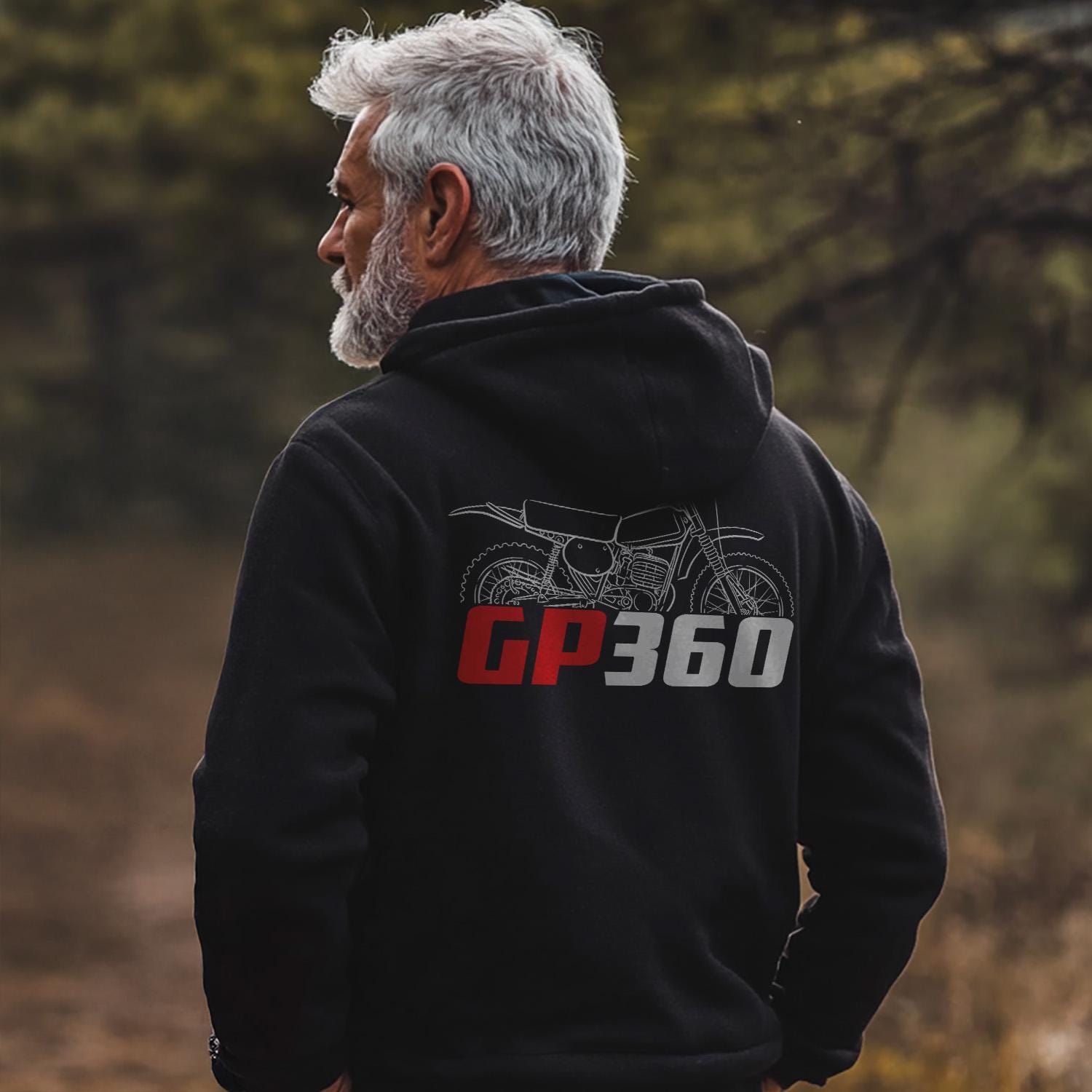 Maico GP360 1988 Inspired Hoodie - Motorcycle Sweatshirt for Riders