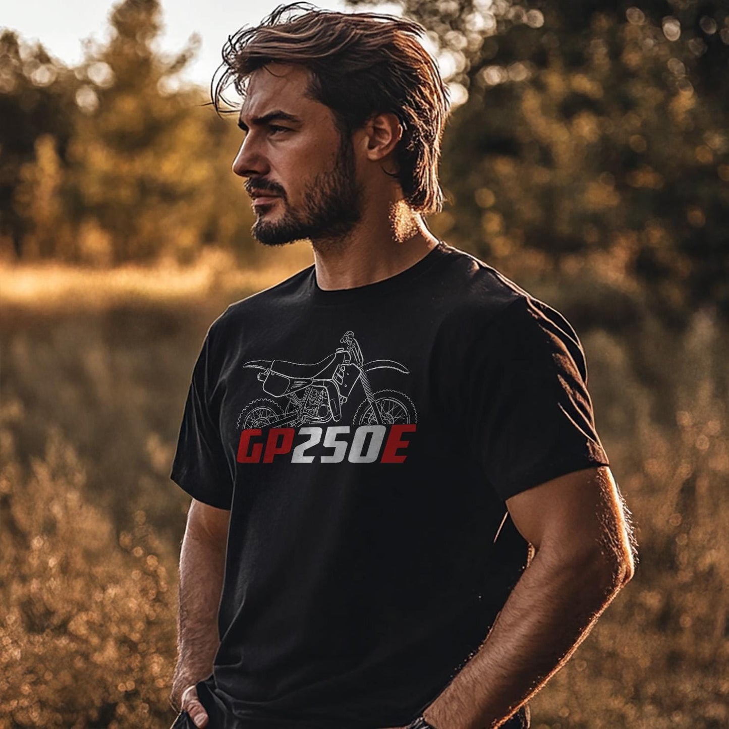 Maico GP 250E 1986 Inspired T-Shirt - Motorcycle Tee Shirt for Riders