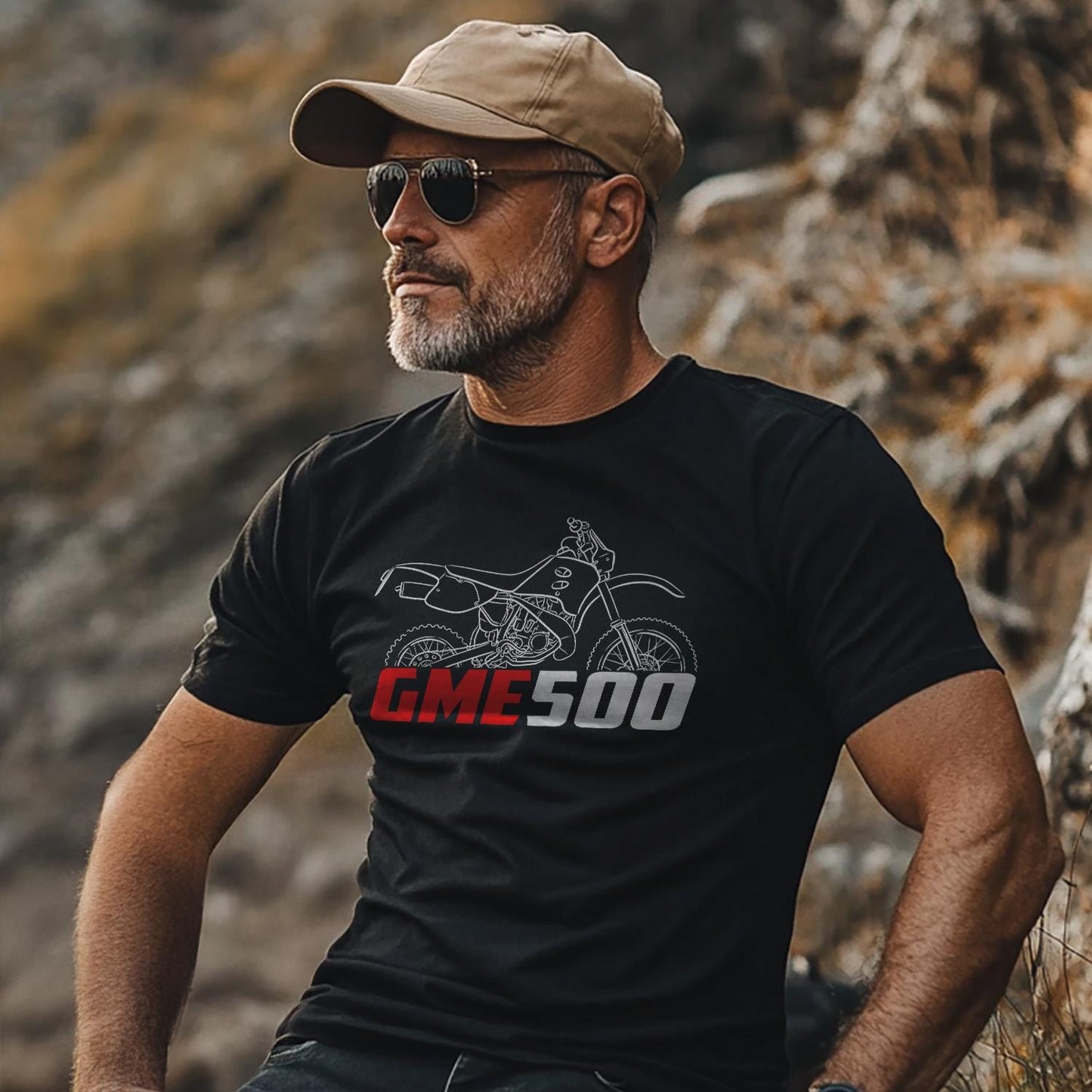 Maico GME 500 1994 - 1996 Inspired T-Shirt - Motorcycle Tee Shirt for Riders