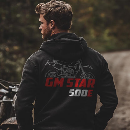 Maico GM Star 500 E 1985 Inspired Hoodie - Motorcycle Sweatshirt for Riders