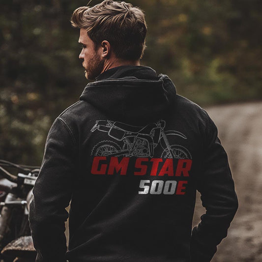 Maico GM Star 500 E 1985 Inspired Hoodie - Motorcycle Sweatshirt for Riders