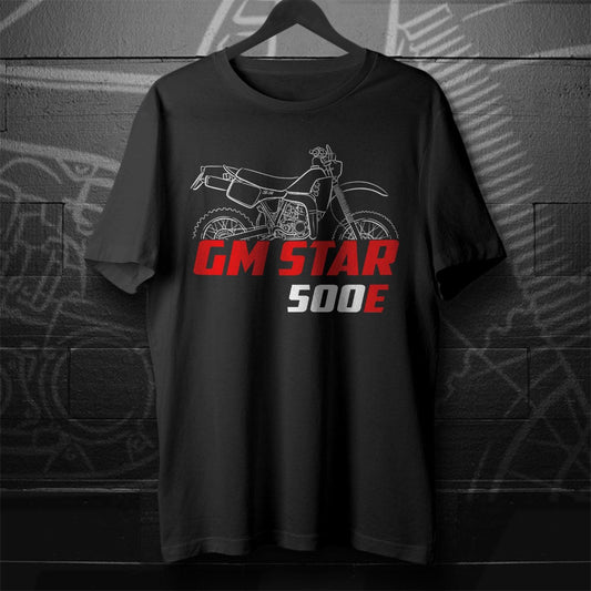 Maico GM Star 500 E 1985 Inspired T-Shirt - Motorcycle Tee Shirt for Riders