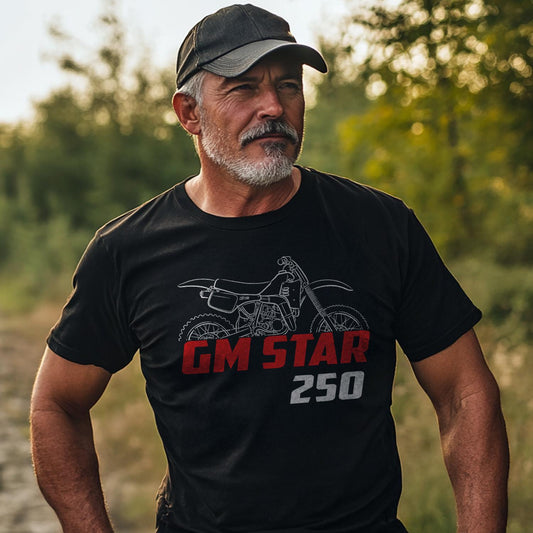 Maico GM Star 250 1985 - 1986 Inspired T-Shirt - Motorcycle Tee Shirt for Riders