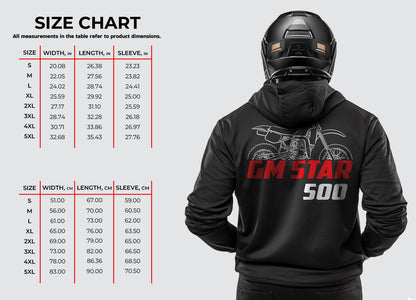 Maico GM Star 500 Inspired Hoodie - Motorcycle Sweatshirt for Riders