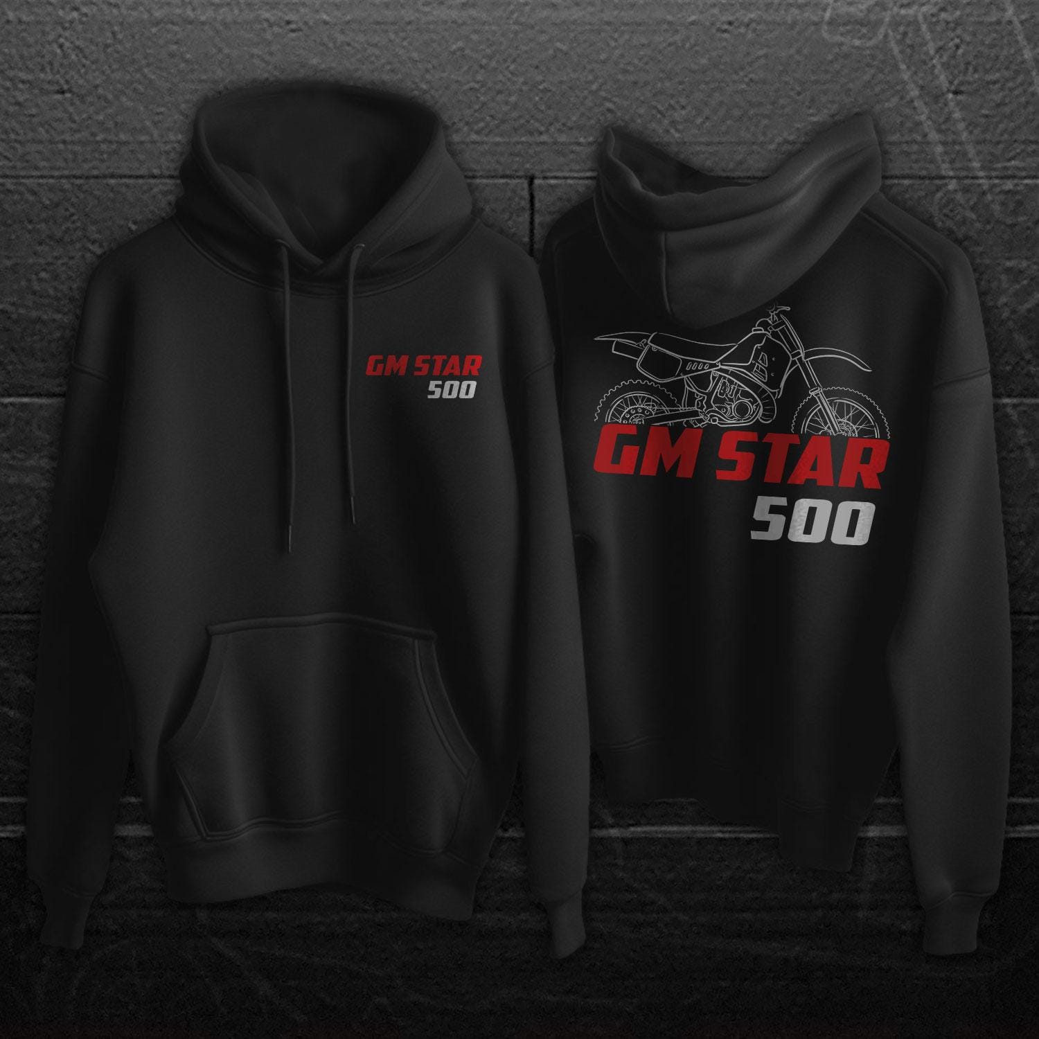 Maico GM Star 500 Inspired Hoodie - Motorcycle Sweatshirt for Riders