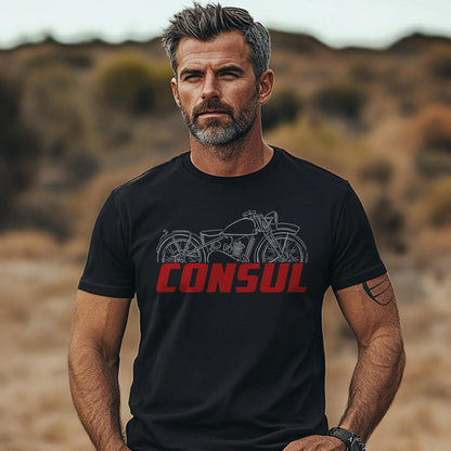 Maico Consul 1938 - 1939 Inspired T-Shirt - Motorcycle Tee Shirt for Riders