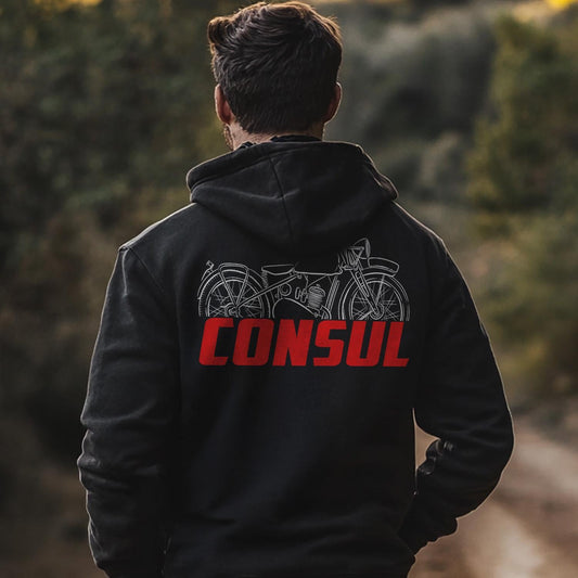 Maico Consul 1938 - 1939 Inspired Hoodie - Motorcycle Sweatshirt for Riders