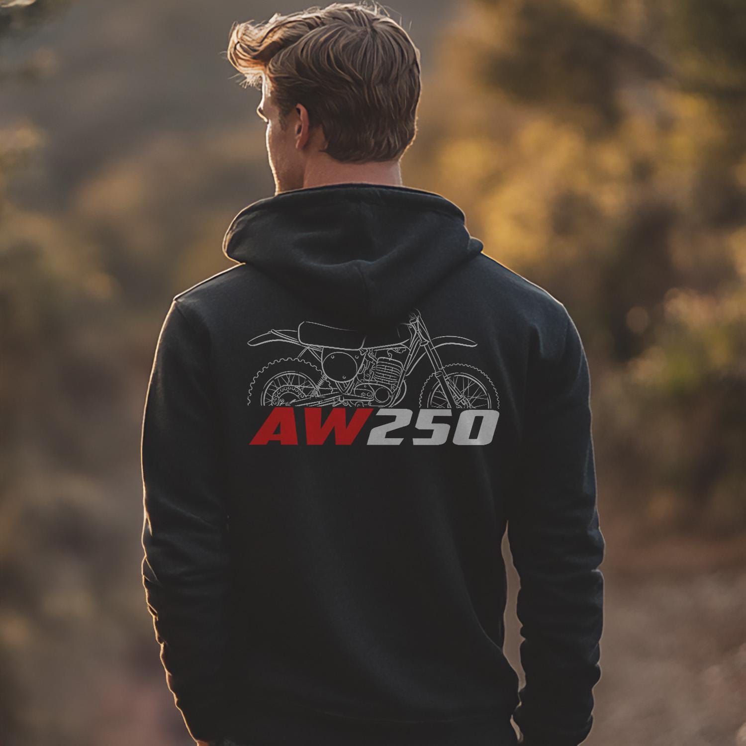 Maico AW250 1976 Inspired Hoodie - Motorcycle Sweatshirt for Riders