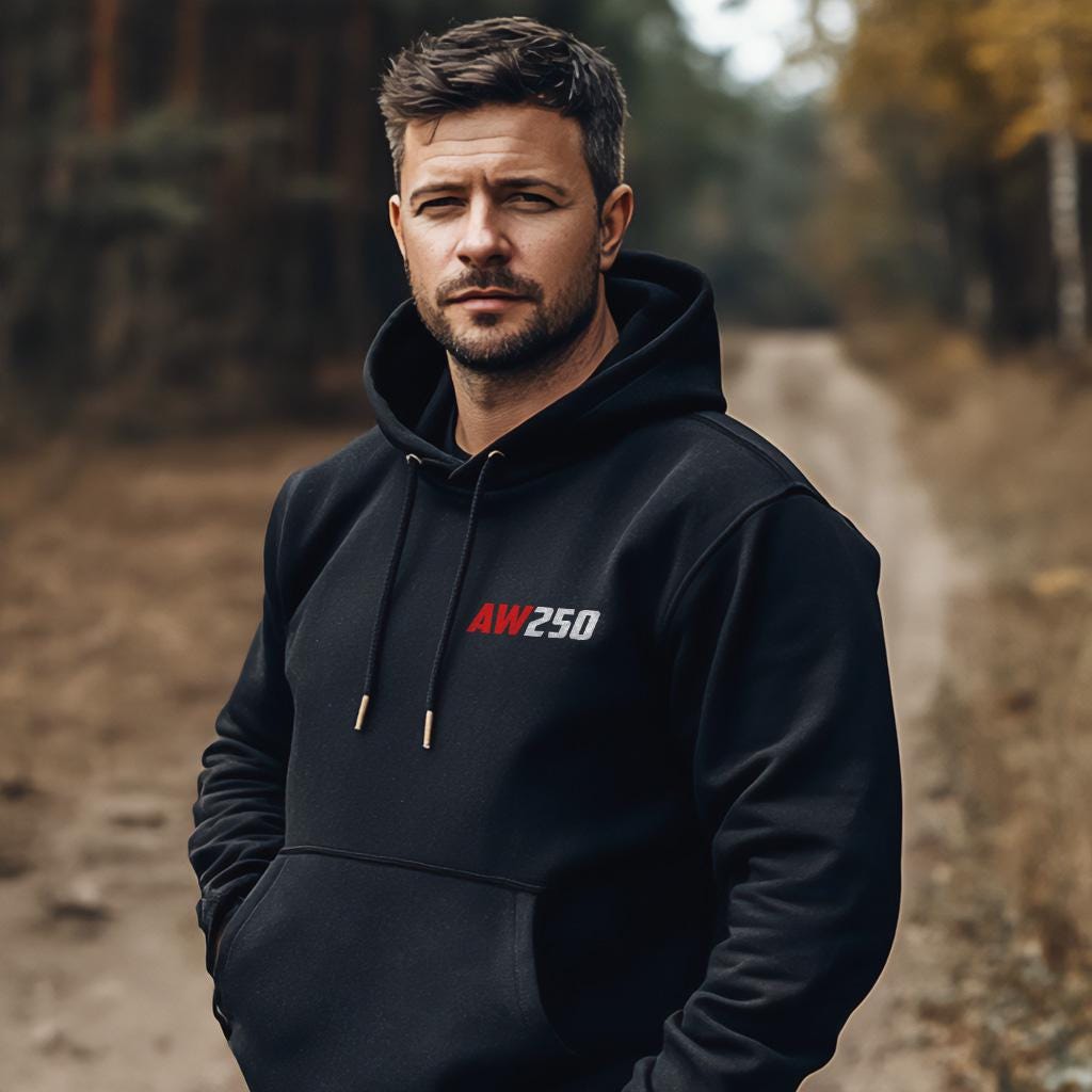 Maico AW250 1976 Inspired Hoodie - Motorcycle Sweatshirt for Riders