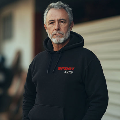 Moto Morini 125 H Inspired Hoodie - Motorcycle Sweatshirt for Riders