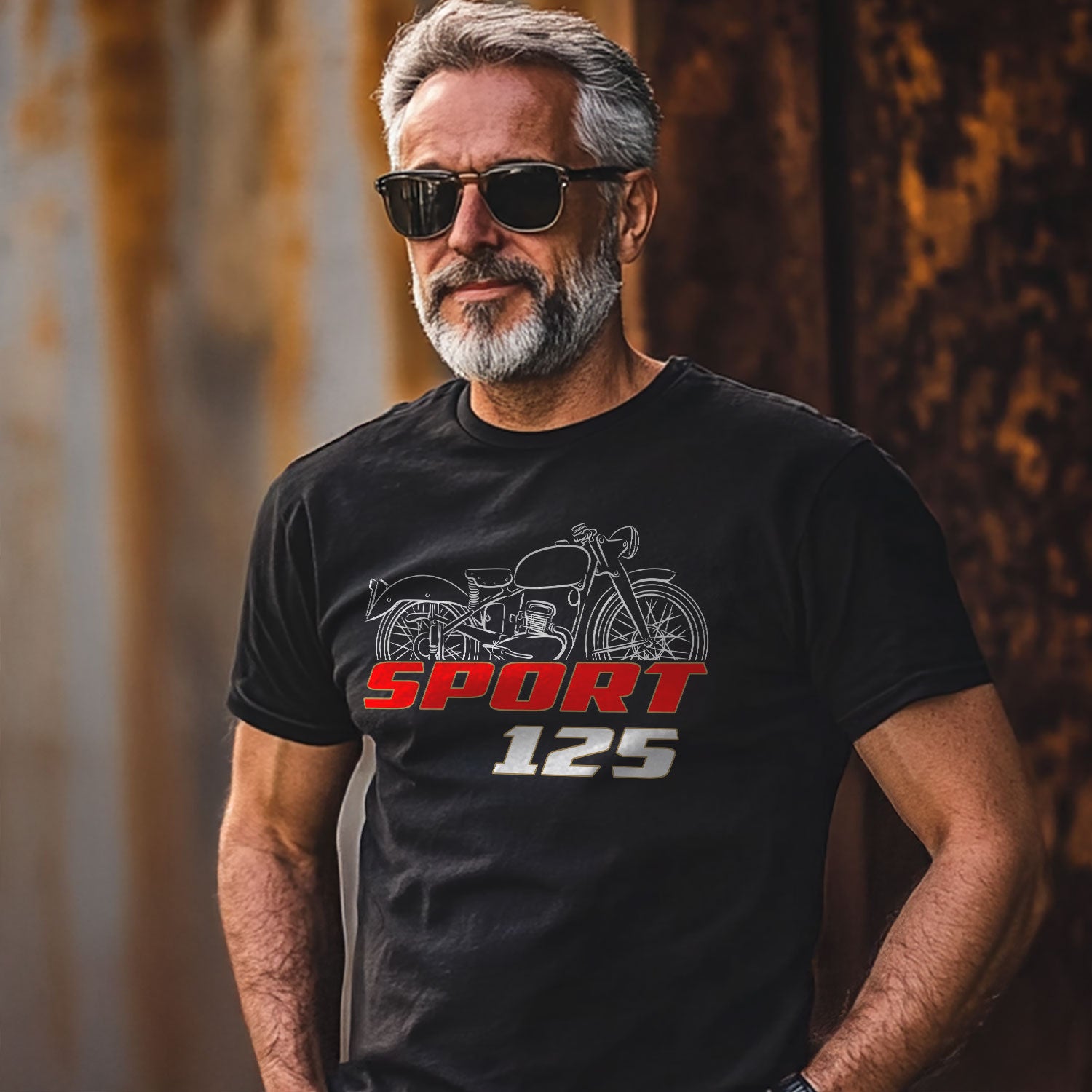 Moto Morini 125 H Inspired T-Shirt - Motorcycle Tee Shirt for Riders