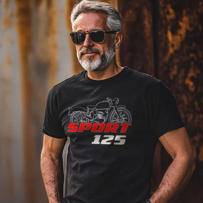 Moto Morini 125 H Inspired T-Shirt - Motorcycle Tee Shirt for Riders