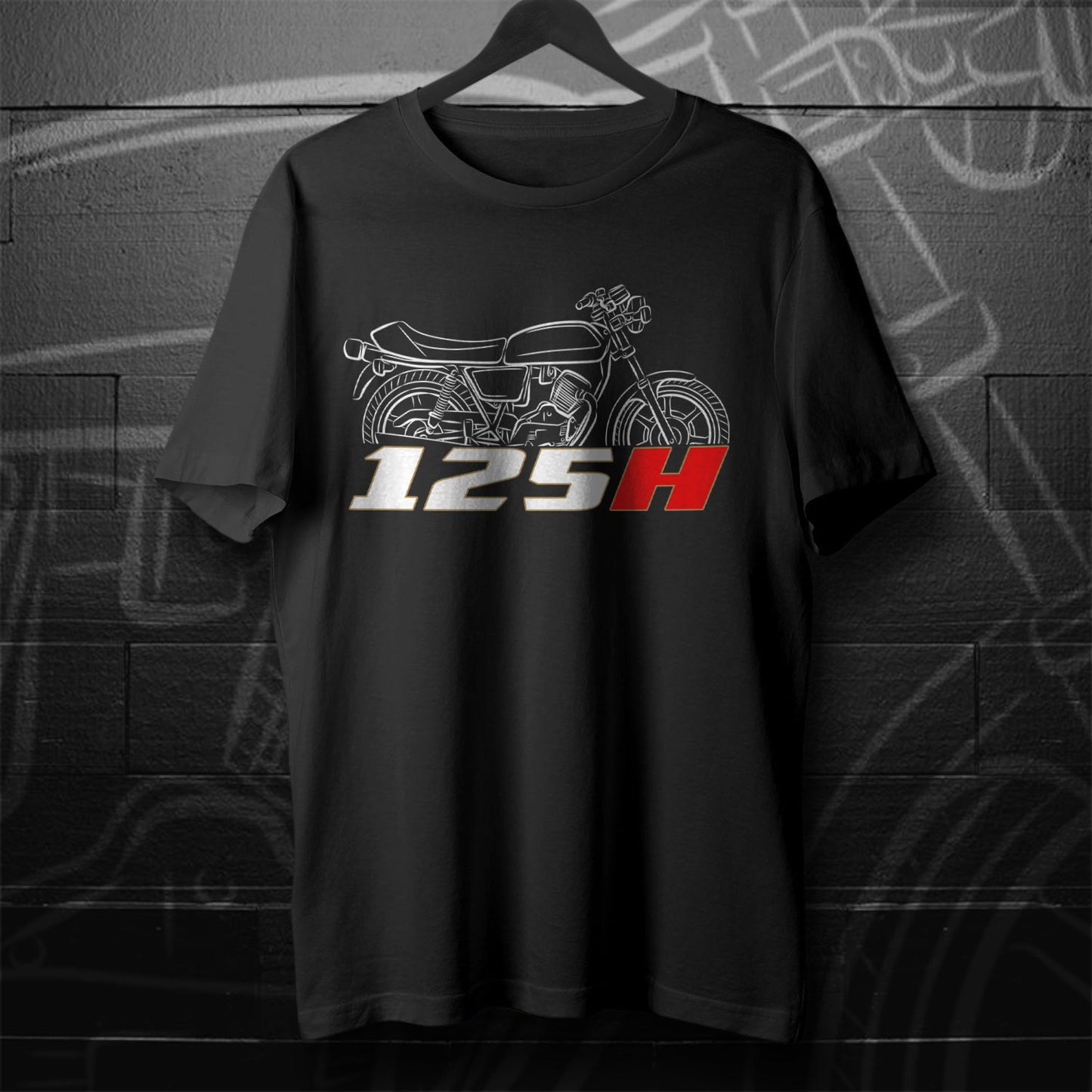 Moto Morini 125 H Inspired T-Shirt - Motorcycle Tee Shirt for Riders