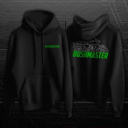Kawasaki 100 G3TR BushMaster 1971 Inspired Hoodie - Motorcycle Sweatshirt for Riders