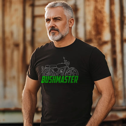 Kawasaki 100 G3TR BushMaster 1971 Inspired T-Shirt - Motorcycle Tee Shirt for Riders