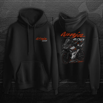 Kawasaki Ninja 400 2020-21 Inspired Hoodie - Motorcycle Sweatshirt for Riders