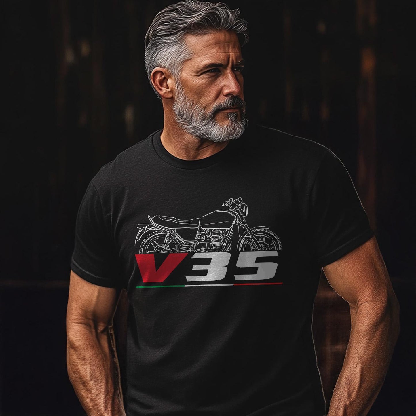 Moto Guzzi V35 & V35 C Inspired T-Shirt - Motorcycle Tee Shirt for Riders