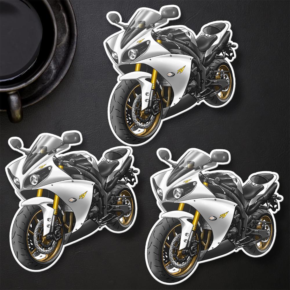 Yamaha YZF-R1 2012 Inspired Stickers - Set of 3 Motorcycle Decals for Riders