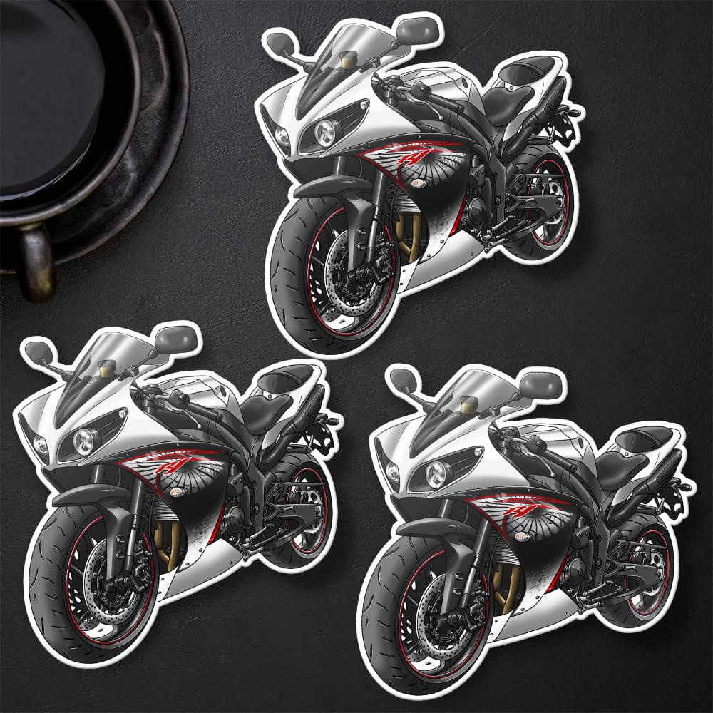 Yamaha YZF-R1 2012 Inspired Stickers - Set of 3 Motorcycle Decals for Riders