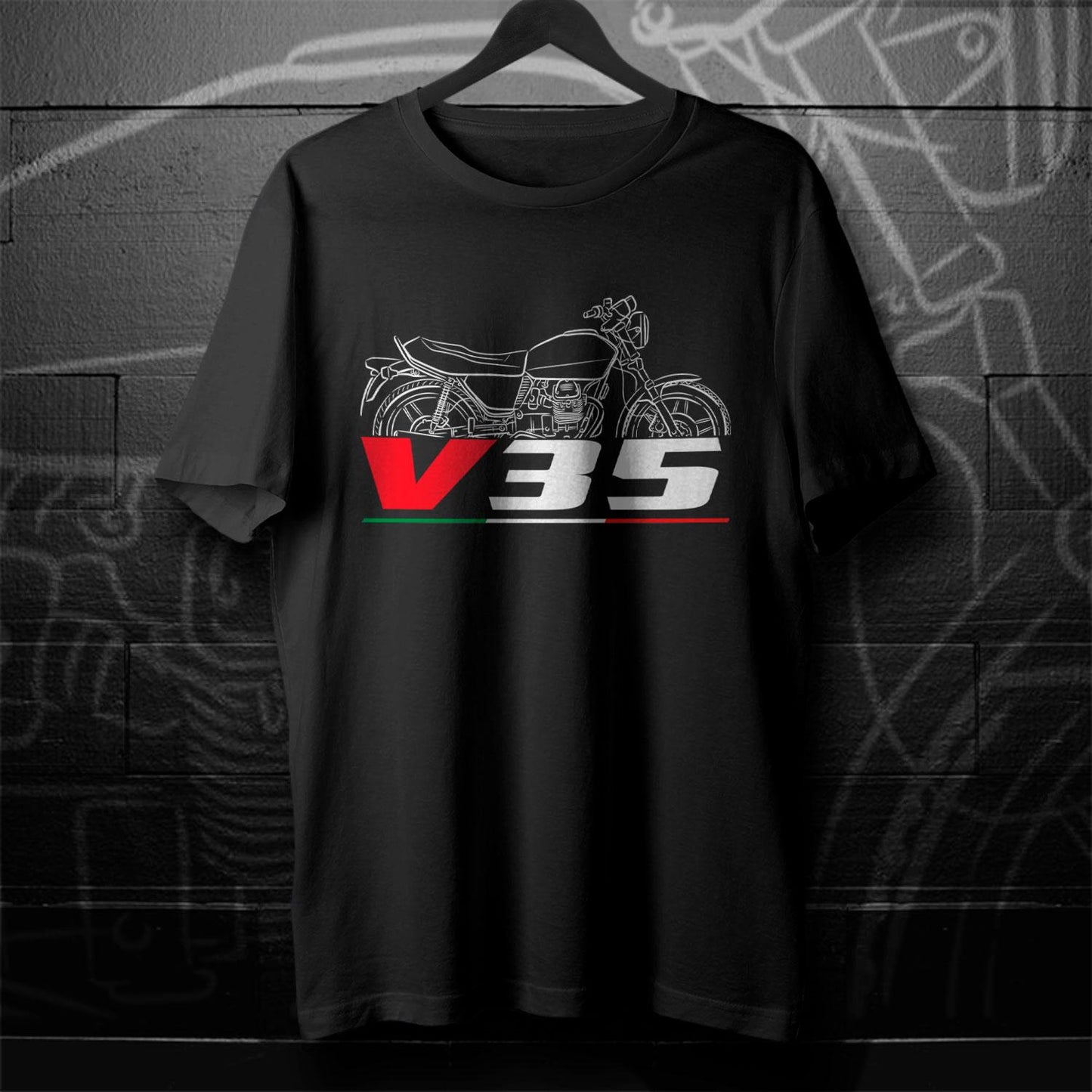 Moto Guzzi V35 & V35 C Inspired T-Shirt - Motorcycle Tee Shirt for Riders