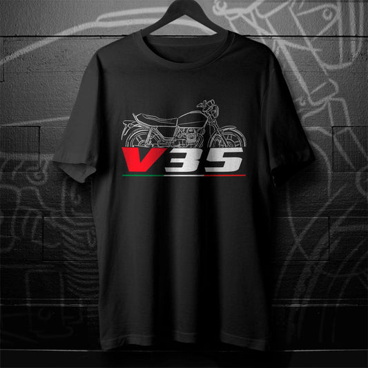 Moto Guzzi V35 & V35 C Inspired T-Shirt - Motorcycle Tee Shirt for Riders