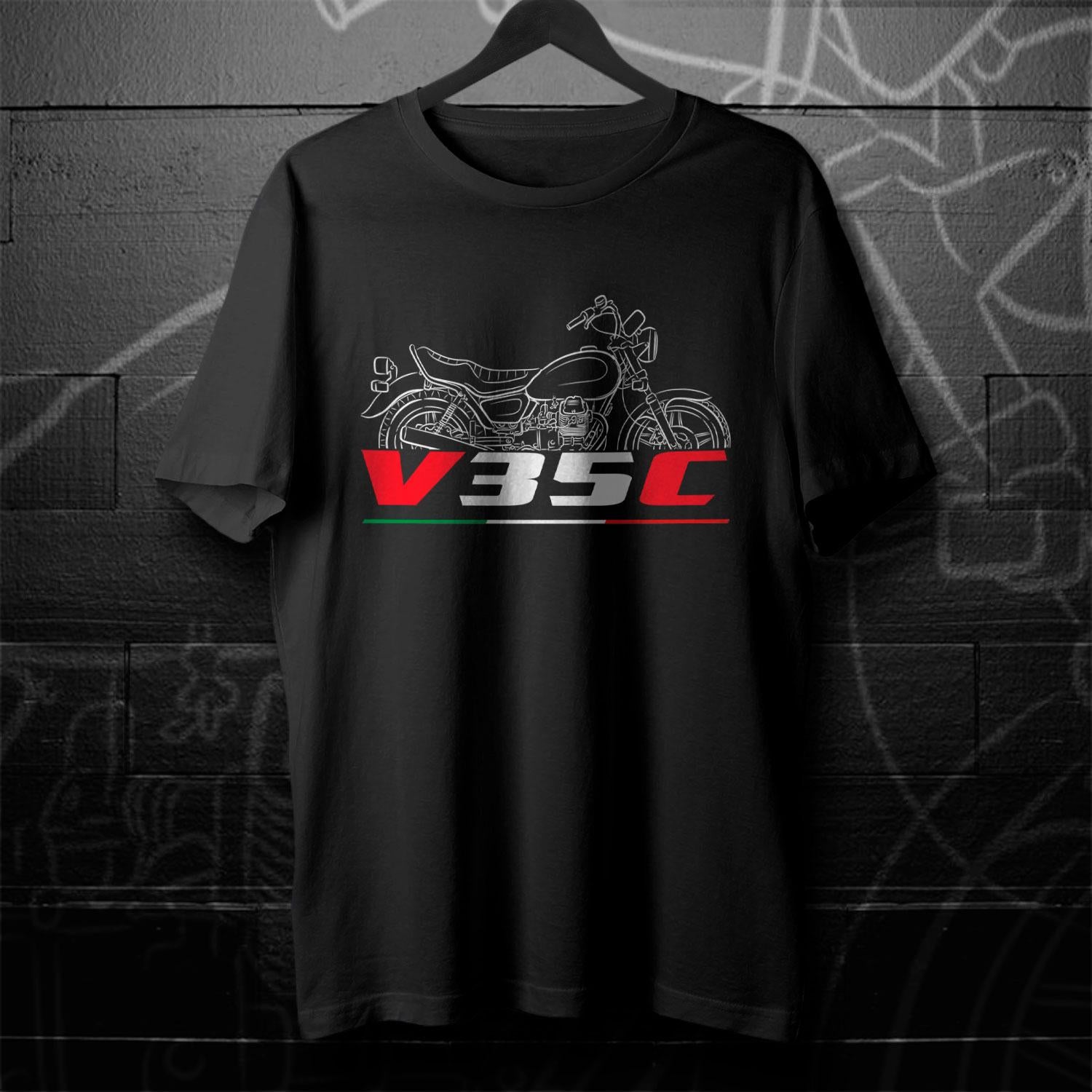 Moto Guzzi V35 & V35 C Inspired T-Shirt - Motorcycle Tee Shirt for Riders