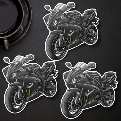 Yamaha YZF-R1 2012 Inspired Stickers - Set of 3 Motorcycle Decals for Riders